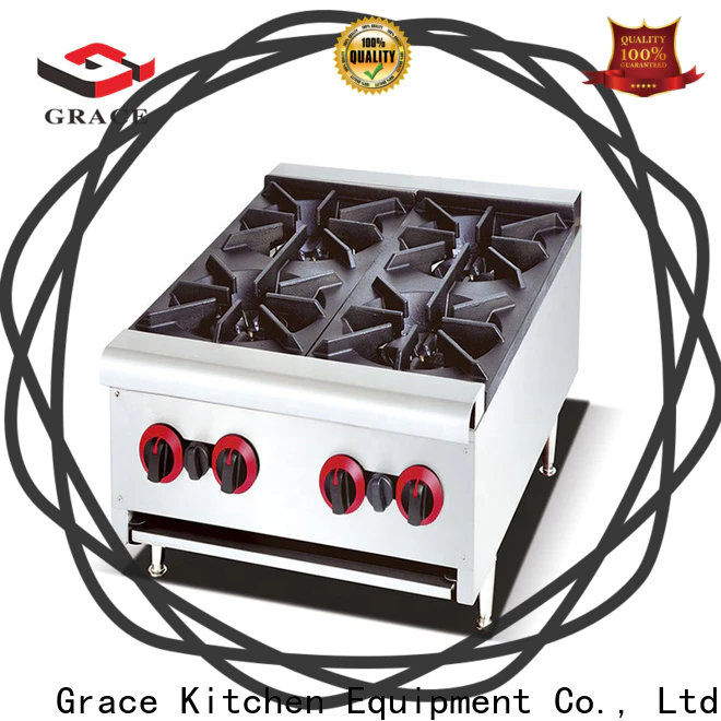 Grace top gas griddle with good price for kitchen