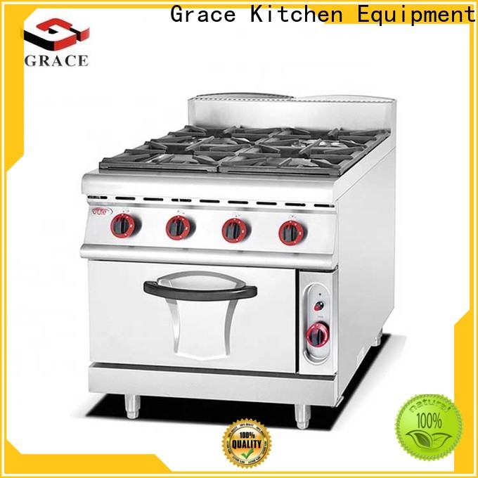 Grace top quality gas oven range factory direct supply for shop