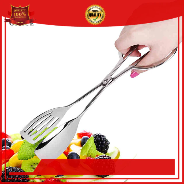 Grace stainless steel tongs manufacturers for restaurants
