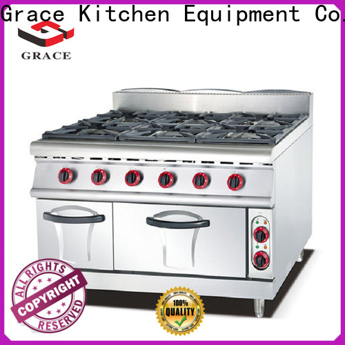 Grace top quality gas range factory direct supply for restaurant