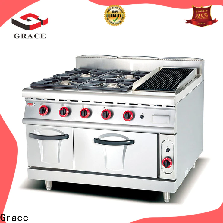 Grace advanced gas range factory direct supply for restaurant