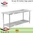 Grace stainless steel work table with good price for shop