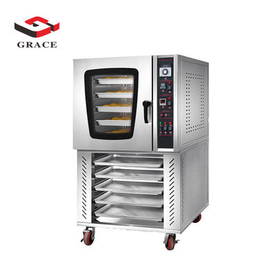 Hot-Air Convection Oven with 5 Trays and 5 Shelves
