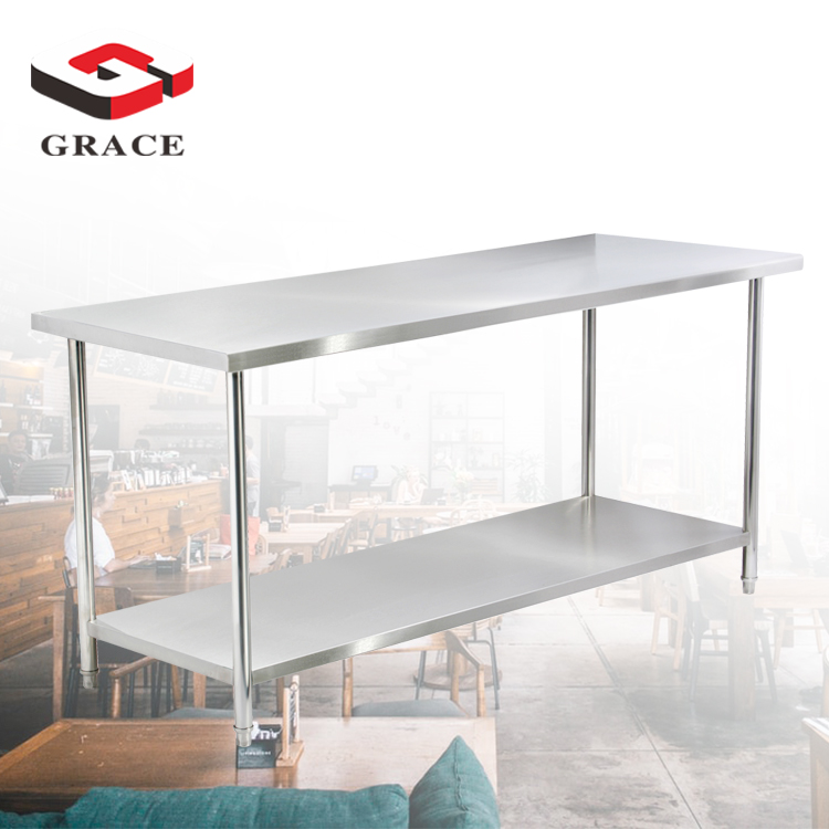 Grace stainless steel work table with good price for shop-2