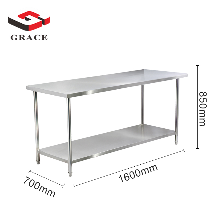 Grace stainless steel work table with good price for shop-1