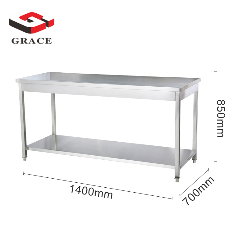 Grace convenient stainless steel kitchen table supplier for restaurant-1