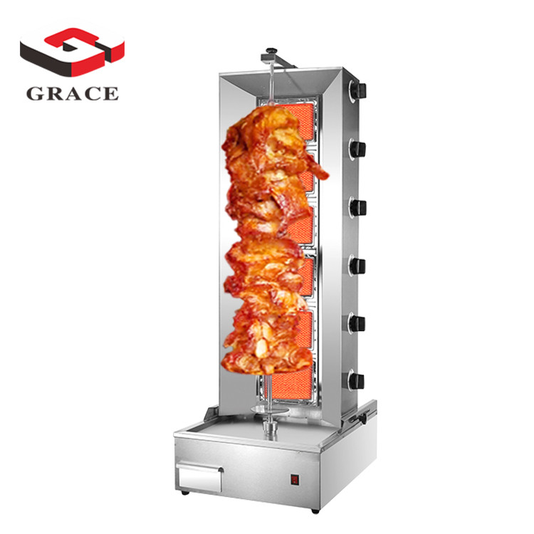 Gas Desktop 6-burner Shawarma Machine