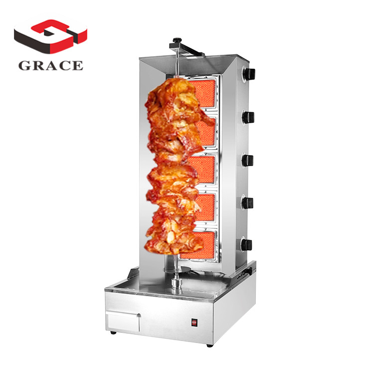 Gas Desktop 5-burner Shawarma Machine