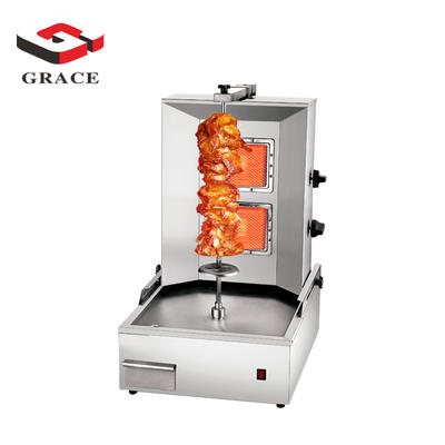 Gas Desktop 2-burner Shawarma Machine