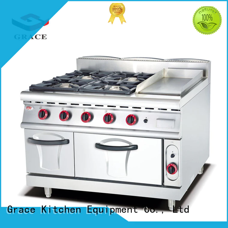 Grace top quality gas range factory direct supply for shop