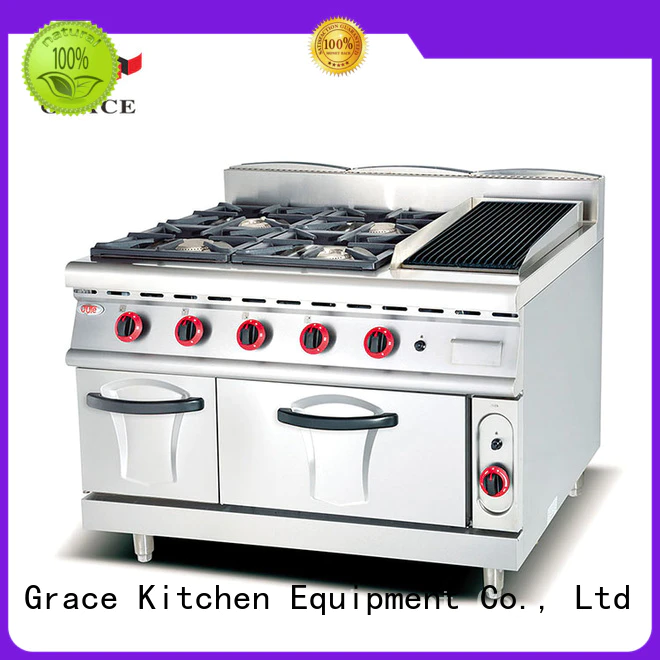 Grace reliable gas range factory direct supply for kitchen